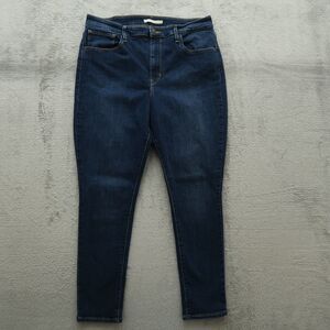 Levi's 721 Jeans Women's Size 33 Blue High-Rise Skinny Denim Pants 27" Inseam
